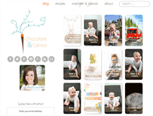 Tablet Screenshot of chocolateandcarrots.com
